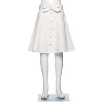 【50%OFF】ベルトつきウエストスカラップスカート