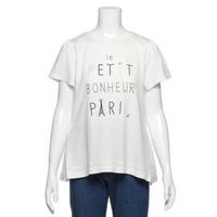 【50%OFF】ロゴ刺しゅう入り裾レースラインTシャツ