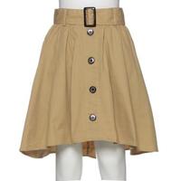 【51%OFF】チノベルトつき前ボタンスカパン