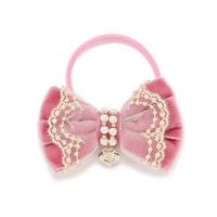 チュールリボンヘアポニー