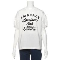 【20%OFF】ドットチュールスリーブTシャツ