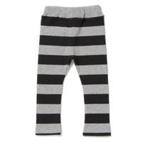 【20%OFF】ボーダー柄裏毛スキニーパンツ