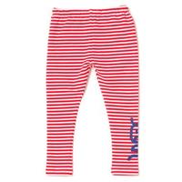 細ボーダー裏毛レギンス