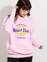 WEGO/HeartBeatロゴプルパーカー