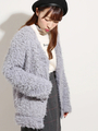 WEGO/モコモコミドルカーディガン