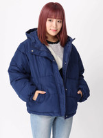 [18AW 新作アイテム]ビッグシルエットフェイクダウンフードジャケット