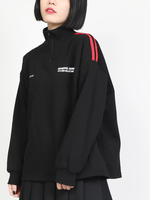 DING/ハーフZIPハイネックスウェット