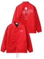 #1 X-girl x GIRL SKATEBOARDS COACH JACKET/レッド