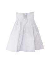 2way stripe skirt/white