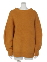BOAT NECK VOLUME KNIT/MST