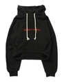 DOLMAN SLEEVE HOODED TOP/ブラック