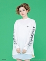 Disney★mickey mouse long tee/WHITE
