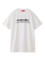 FILL & STROKE LOGO BIG S/S TEE/ホワイト