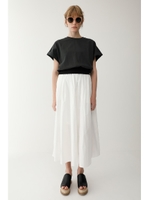 GATHER LONG スカート/WHT