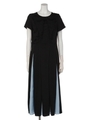Godet Dress/BLACK