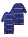 HEAVYWEIGHT STRIPED DRESS/ブルー