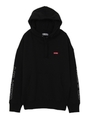 K SLEEVE LOGO SWEAT HOODIE/ブラック