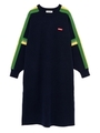 LINE KNIT DRESS/ネイビー