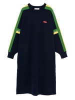 LINE KNIT DRESS/ネイビー