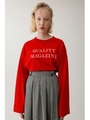 QUALITY MAGAZINE L／S トップス/RED