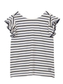 RUFFLE SLEEVE TOP/ブルー