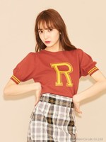 Rニットトップス/レッド