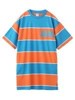 S/S STRIPED TEE DRESS/ブルー