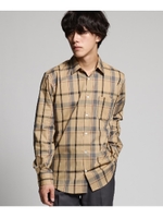 TRビッグチェックシャツ/ベージュ(252)