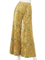 Valmuerクラシックベロアフレアパンツ/yellow