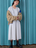 WEGO/Vネックパーカーワンピース