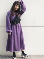 WEGO/リブロングワンピース