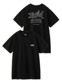 X-GIRL WORDS S/S REGULAR TEE/ブラック