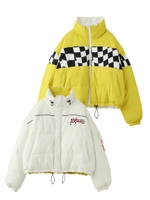 X-GIRL X NONA9ON DOWN JACKET/ホワイト