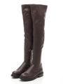[AULA AILA]STRETCH LONG BOOTS/BROWN