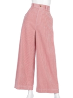 [BED&BREAKFAST]CLASSIC CORDUROY Wide Pants/PINK