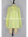 [BED&BREAKFAST]RA/LI BIO WASHER Big Shirt/YELLOW