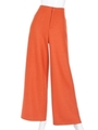 [GREED]SUPER140 MILLED MELTON Wide Pants/ORANGE