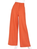 [GREED]SUPER140 MILLED MELTON Wide Pants/ORANGE