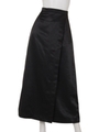 [GREED]VINTAGE PURE SATIN Skirt/BLACK