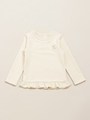 [ベビー]フクレジャカード長袖Tシャツ/生成