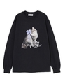 kittyロンTEE/ブラック