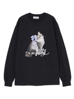 kittyロンTEE/ブラック