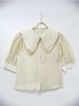organdie blouse/offwhite