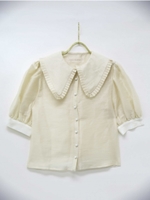 organdie blouse/offwhite