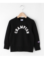 【160cmまで】Champion別注ミニ裏毛ロゴトレーナー/ブラック(019)
