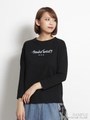 【20th Anniversary】THANKS TWENTY ロゴプリント ロングスリーブTシャツ/ブラック