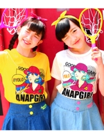 【ANAP GIRL】テニスガールロゴTシャツ/ホワイト(001)