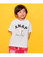 【ANAP KIDS】 スターロゴプリント ビックTシャツ/ホワイト(001)