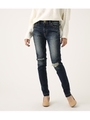 【AZUL BY MOUSSY】REPAIR DENIM SKINNY/D/BLU