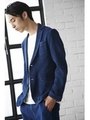 【AZUL BY MOUSSY】インディゴワッフルテーラードジャケット/NVY